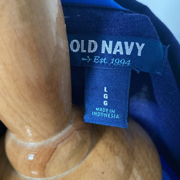 Old Navy Women’s Top Blouse Blue Green sz L NWT - Picture 7 of 7
